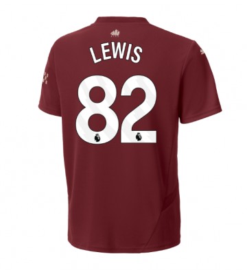 Manchester City Rico Lewis #82 Tredjetröja 2024-25 Kortärmad